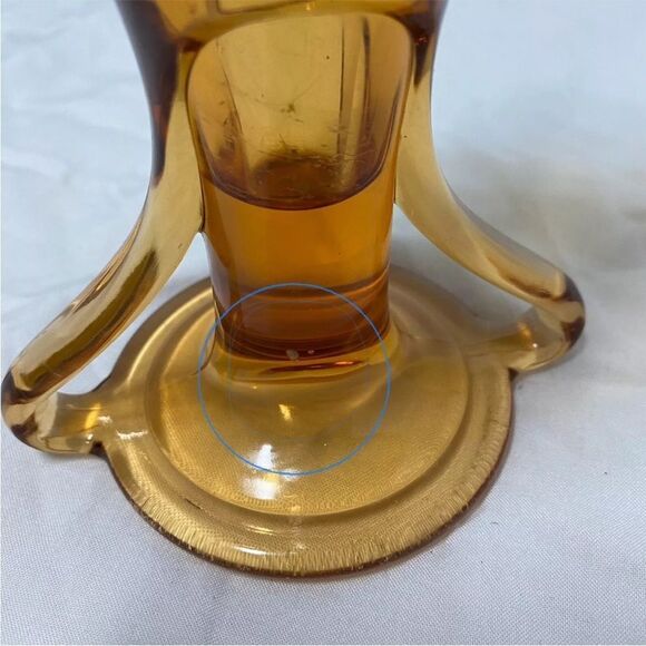 Amber Floral Trophy Vase - Picture 5 of 7